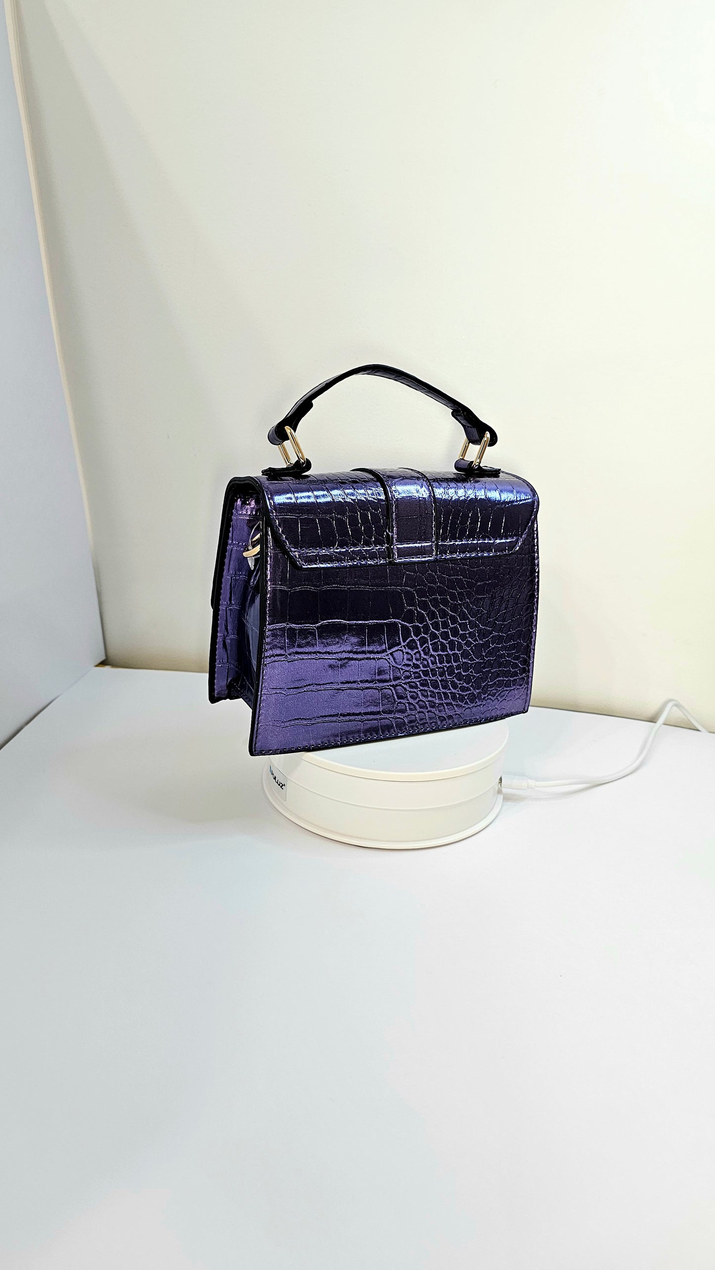 Sac à main mini métalisé