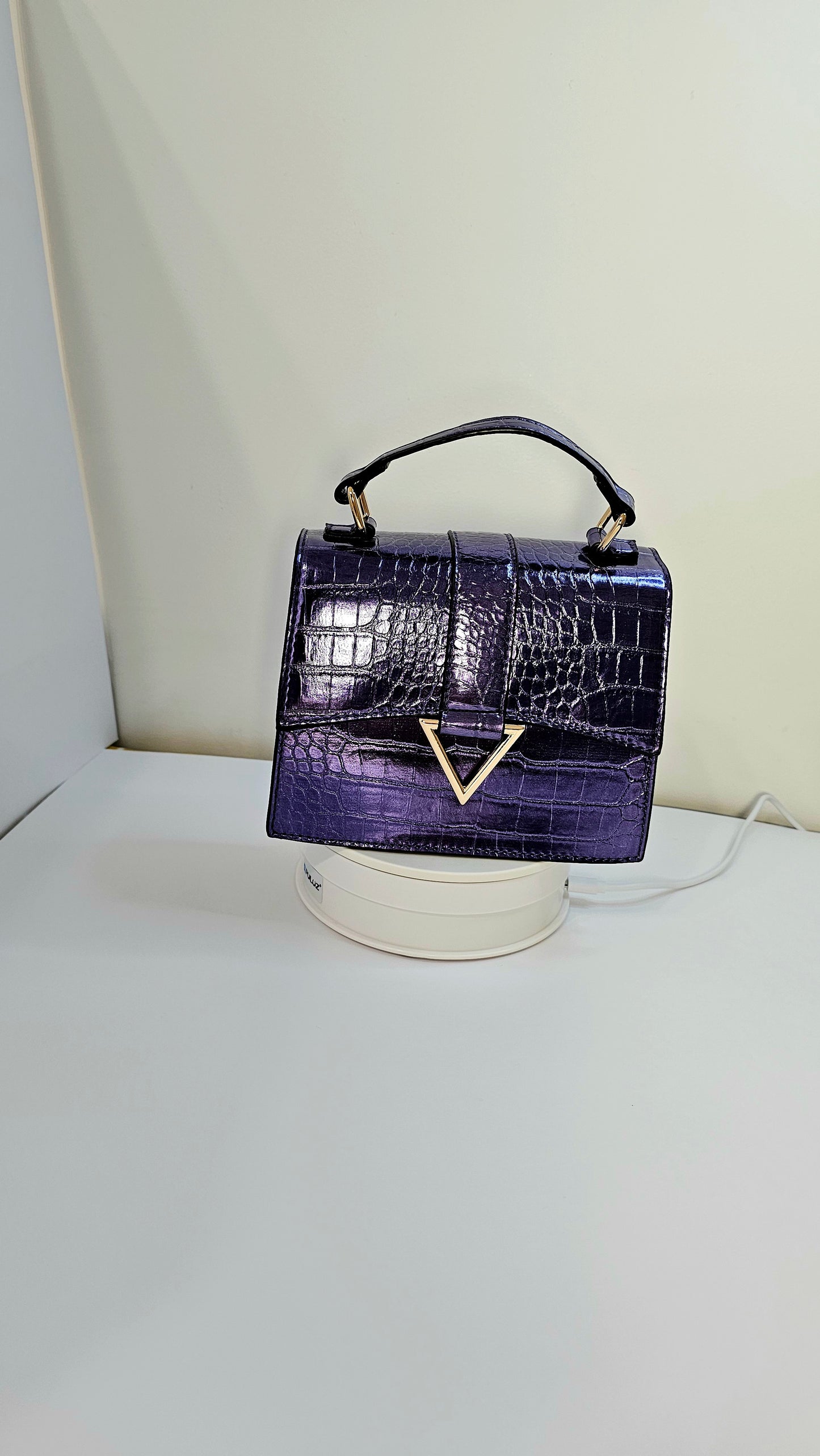 Sac à main mini métalisé