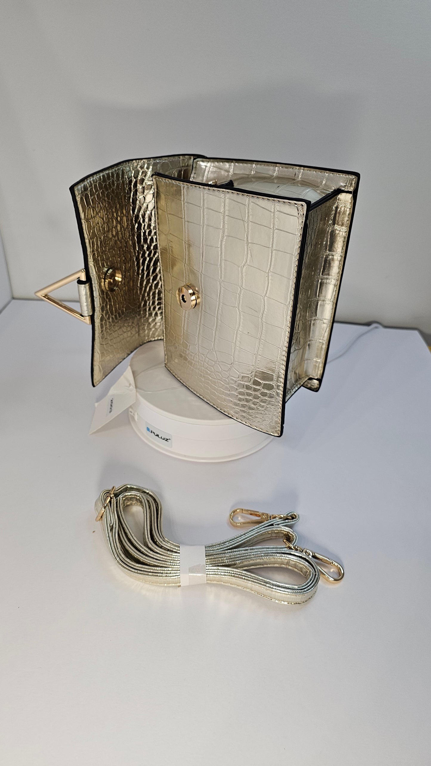 Sac à main mini métalisé